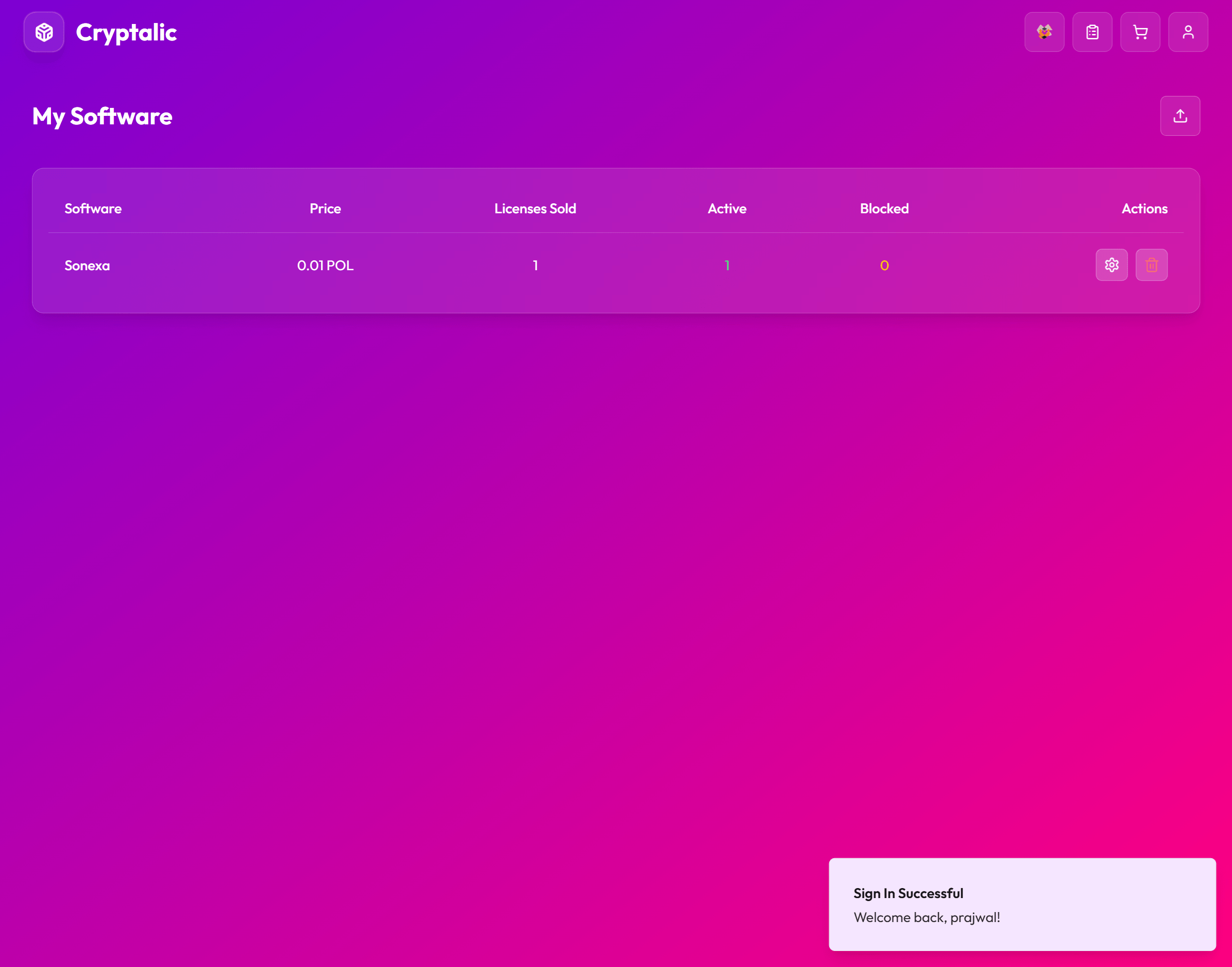 Cryptalic screenshot 2